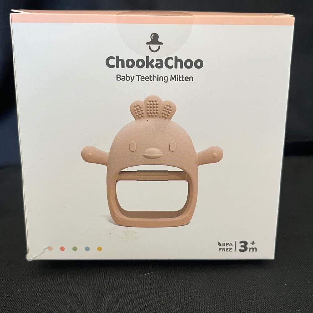 BNWT ChookaChoo Baby Teething Mitten